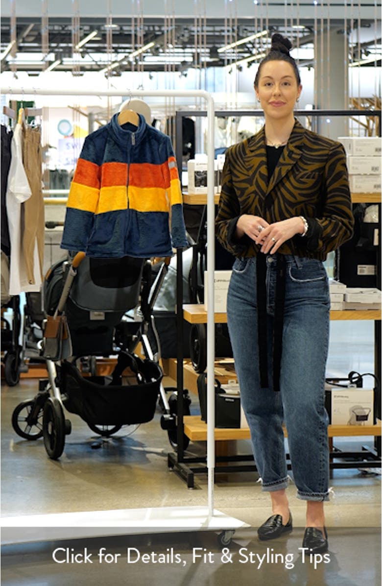 Kids' Koi Colorblock Fleeze Zip Jacket, sales video thumbnail