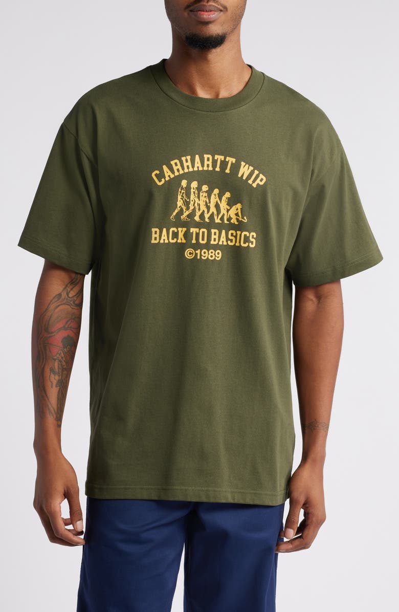 Carhartt Work In Progress Basics Loose Fit Organic Cotton Graphic T-Shirt, Main, color, 