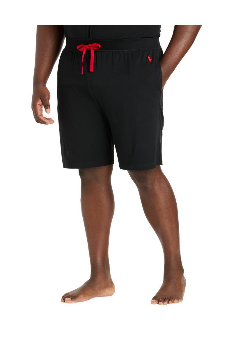 Polo Ralph Lauren Big & Tall Logo Shorts, Main, color, Black