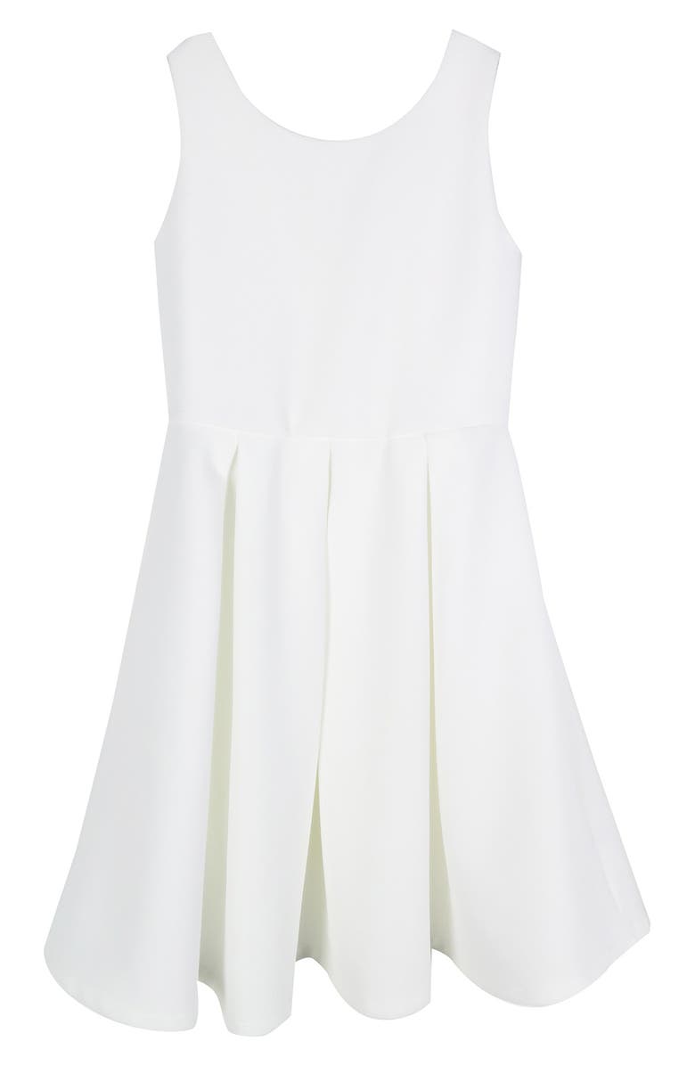 Zunie Cross Back Fit & Flare Dress, Main, color,