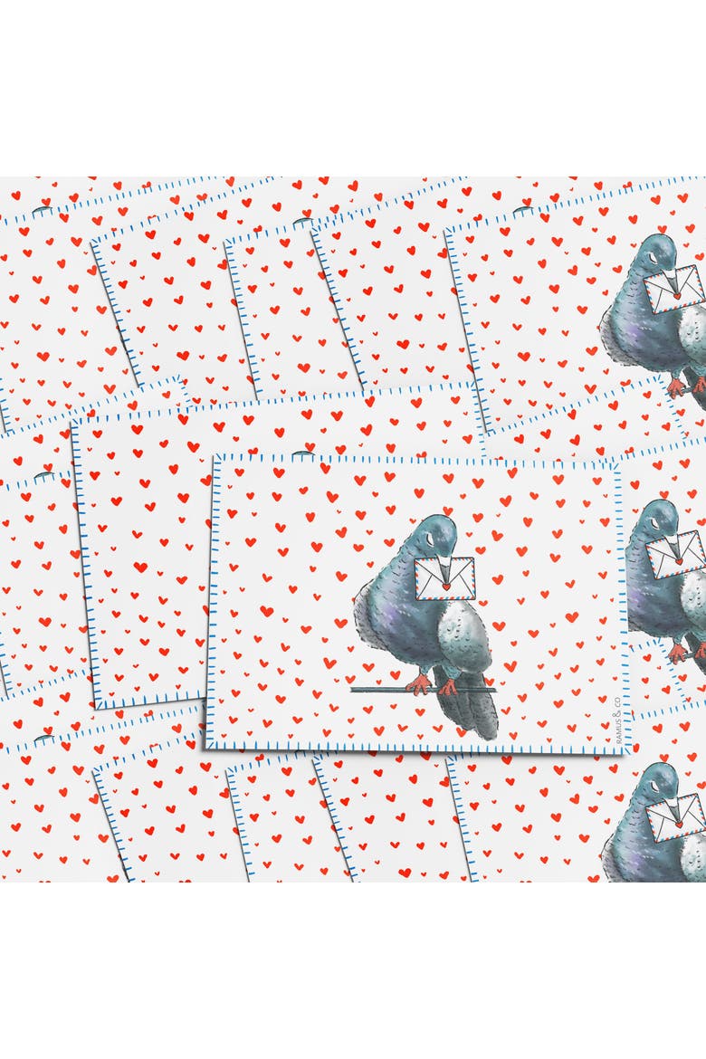 Everyday Postcard 20-Pack "Pigeon", Alternate, color, Multi-Pack