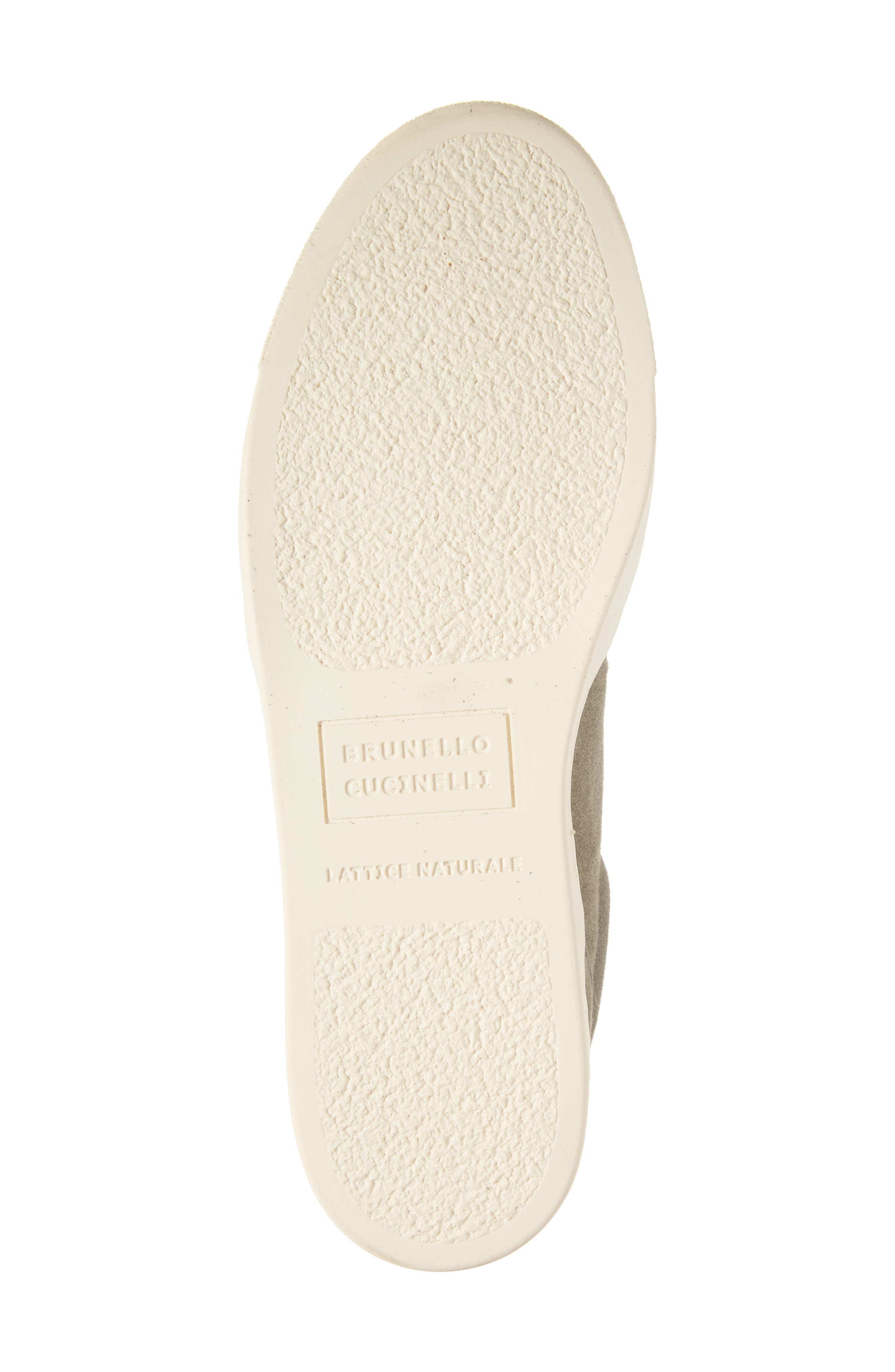 Brunello Cucinelli Suede Basketball Sneaker, Alternate, color, 