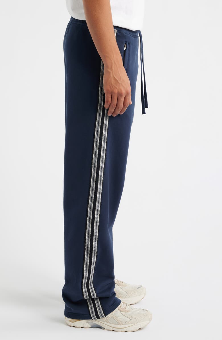 KROST Jacquard Stripe Cotton Sweatpants, Alternate, color, Dark Navy