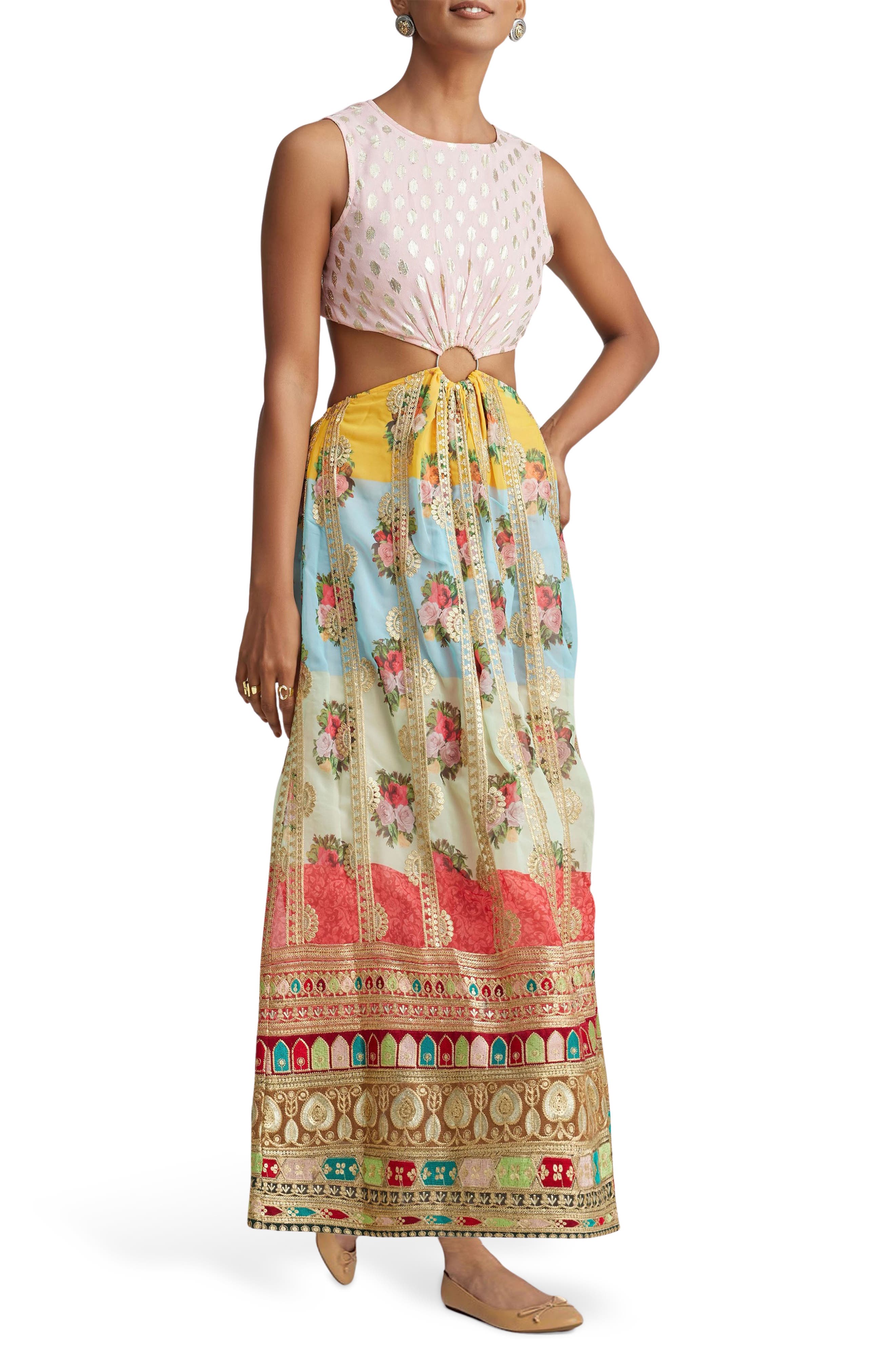 holiCHIC Alisha Cutout Maxi Dress