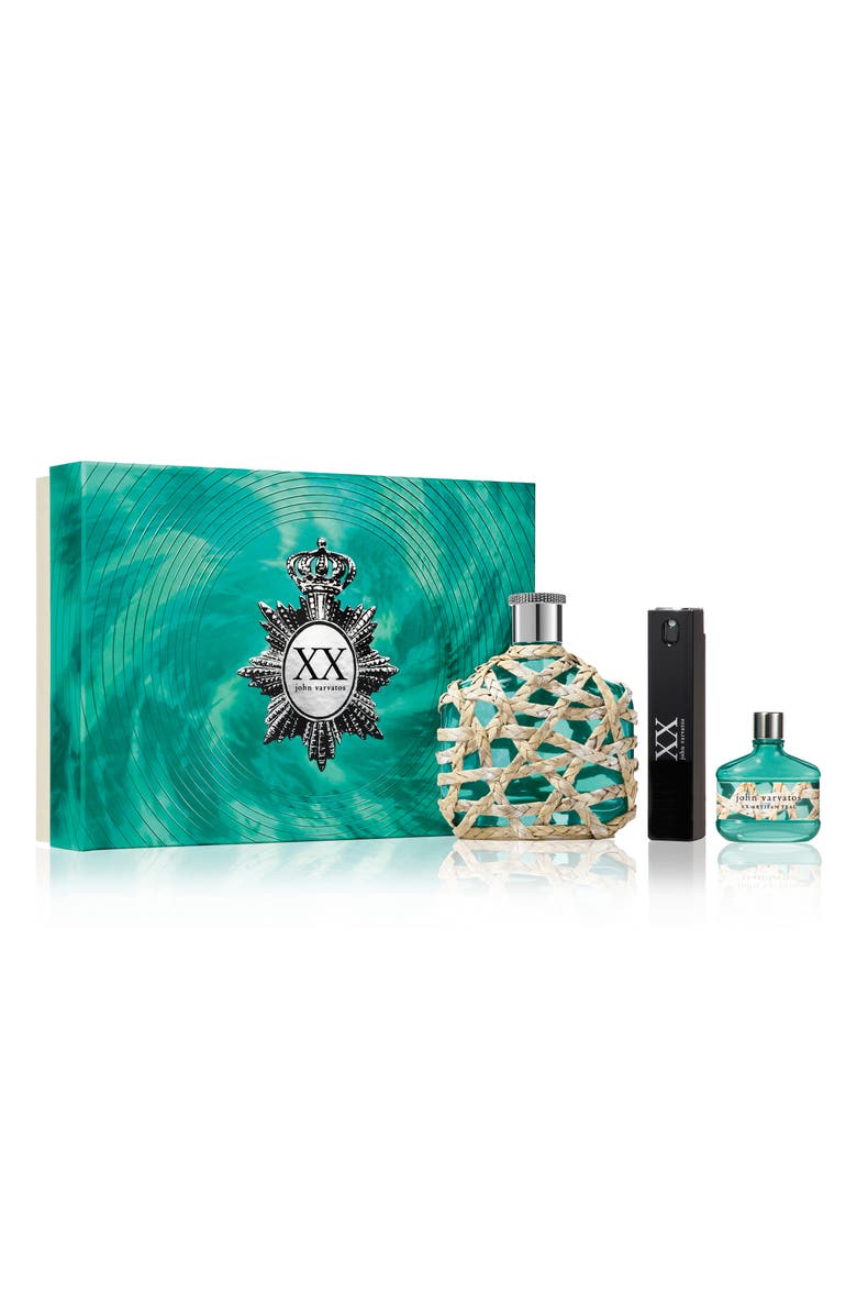 John Varvatos Artisan Teal Fragrance Set $145 Value, Main, color, 