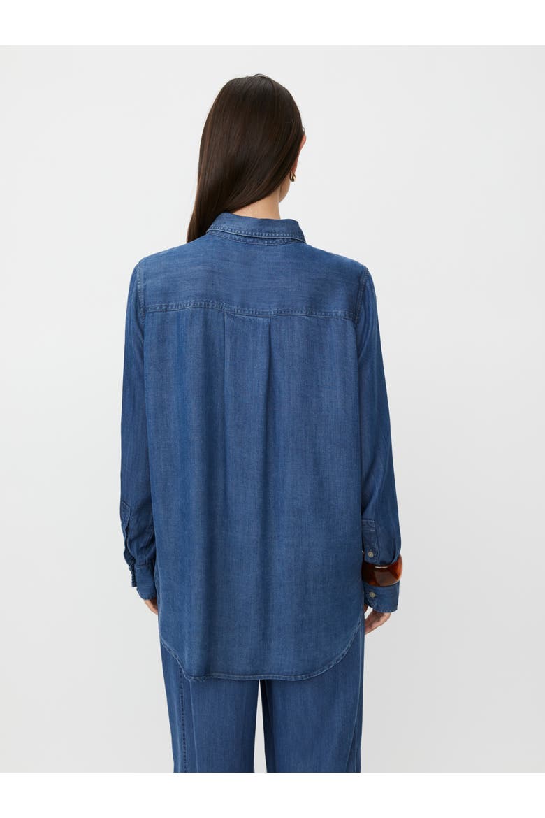 MaIshana Denim Shirt, Alternate, color, Washed Denim