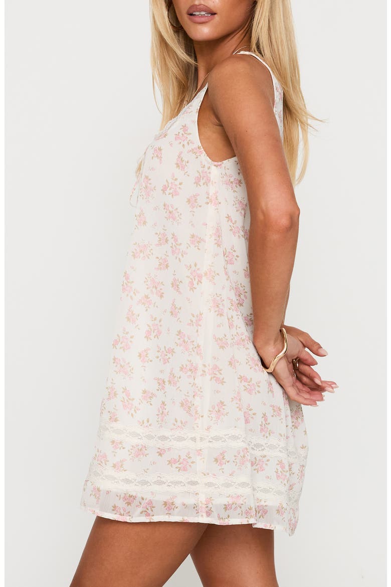 Alanah Floral Print Minidress, Alternate, color, FLORAL