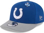 New Era Men's New Era Royal/Gray Indianapolis Colts 2026 NFL Draft On Stage Pre-Curved 9FIFTY Snapback Hat