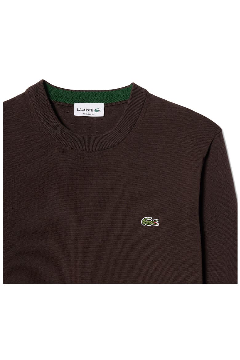 Solid Cotton Jersey Crewneck Sweater, Alternate, color, BUFFALO
