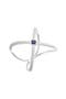 selected White Gold/ Blue Sapphire