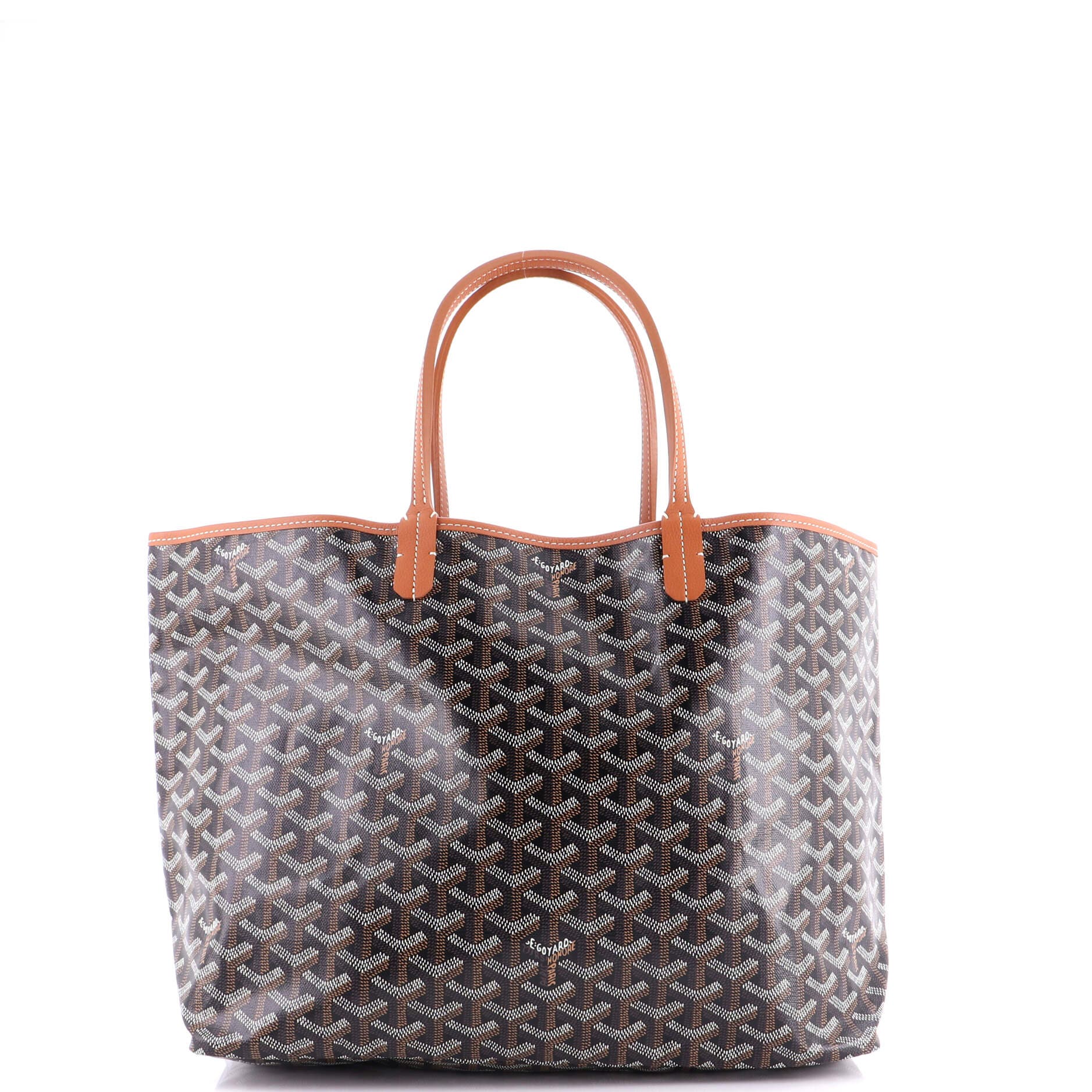 Pre-Owned Goyard Saint Louis Tote Coated Canvas PM, Alternate, color, Brown