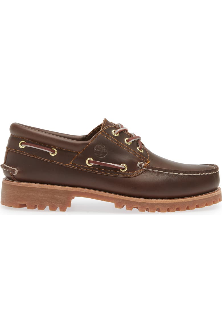 Timberland Authentic 3-Eye Lug Boat Shoe (Men) | Nordstrom Timberland Authentic 3-Eye Lug Boat Shoe (Men) | Nordstrom