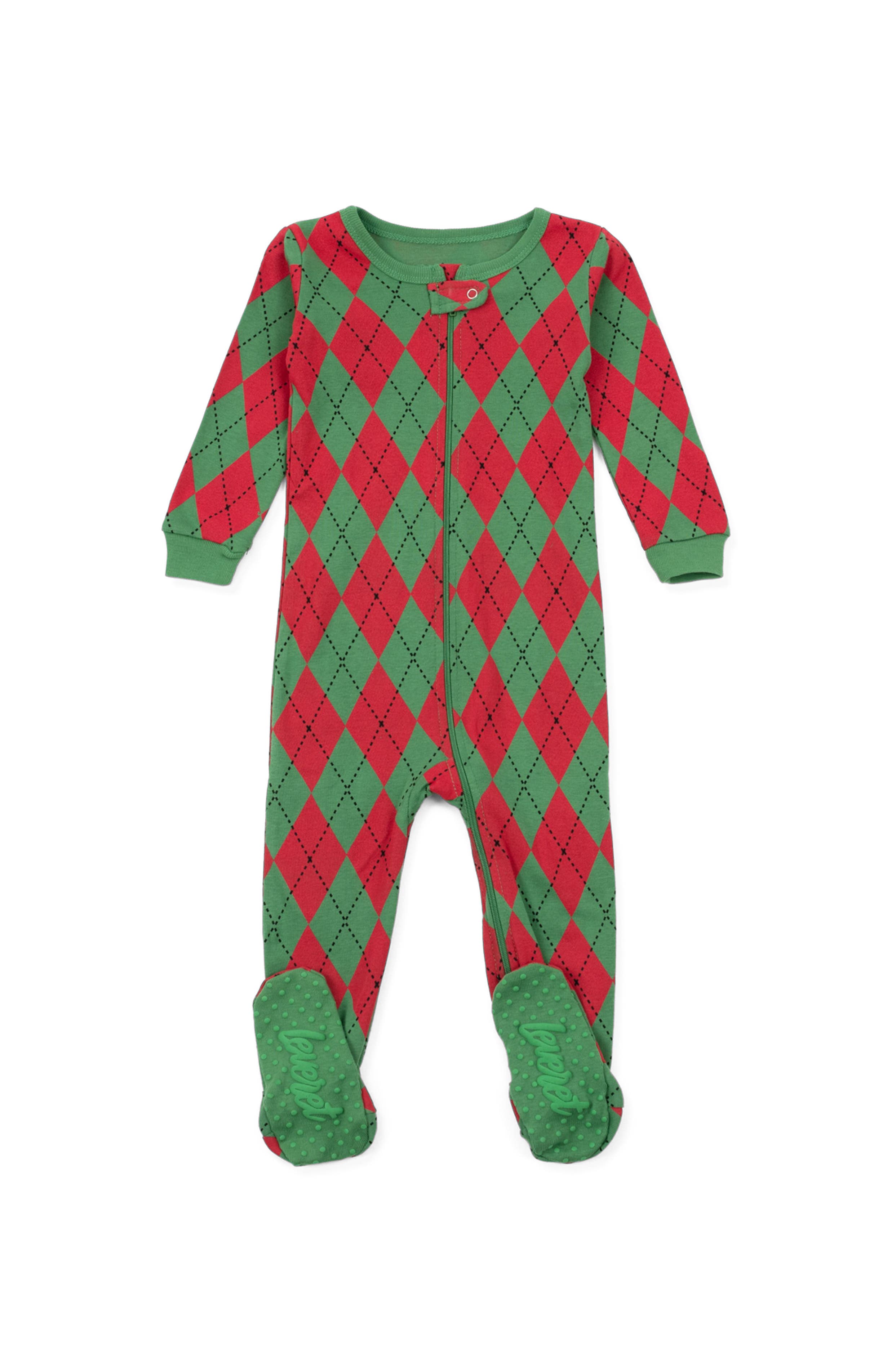 selected Argyle Red & Green