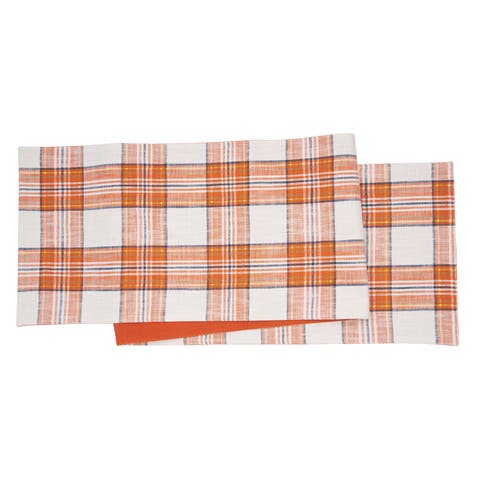 Gibson Plaid Table Runner 13" x 72"