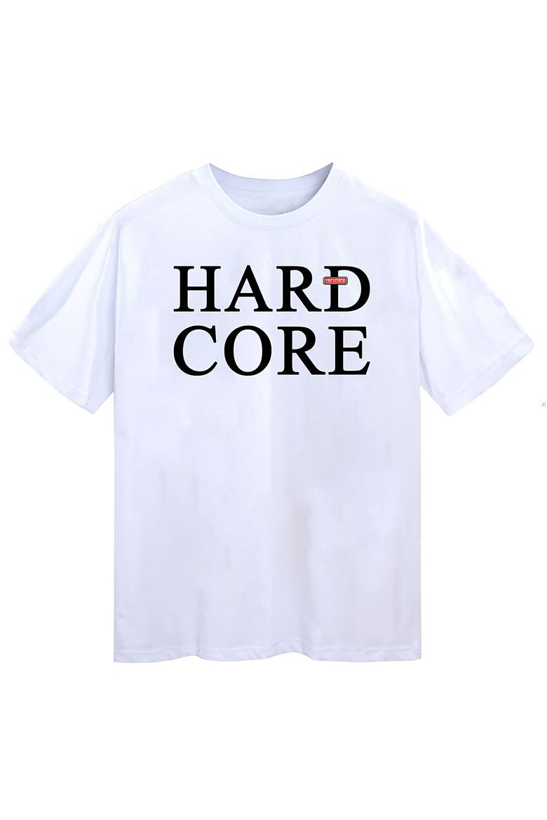 Hardcore Tee, Main, color, White