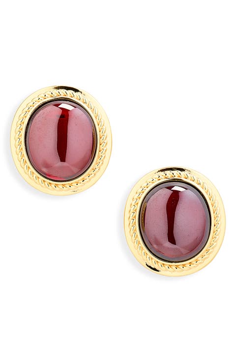 The Elizabeth Resin Stud Earrings