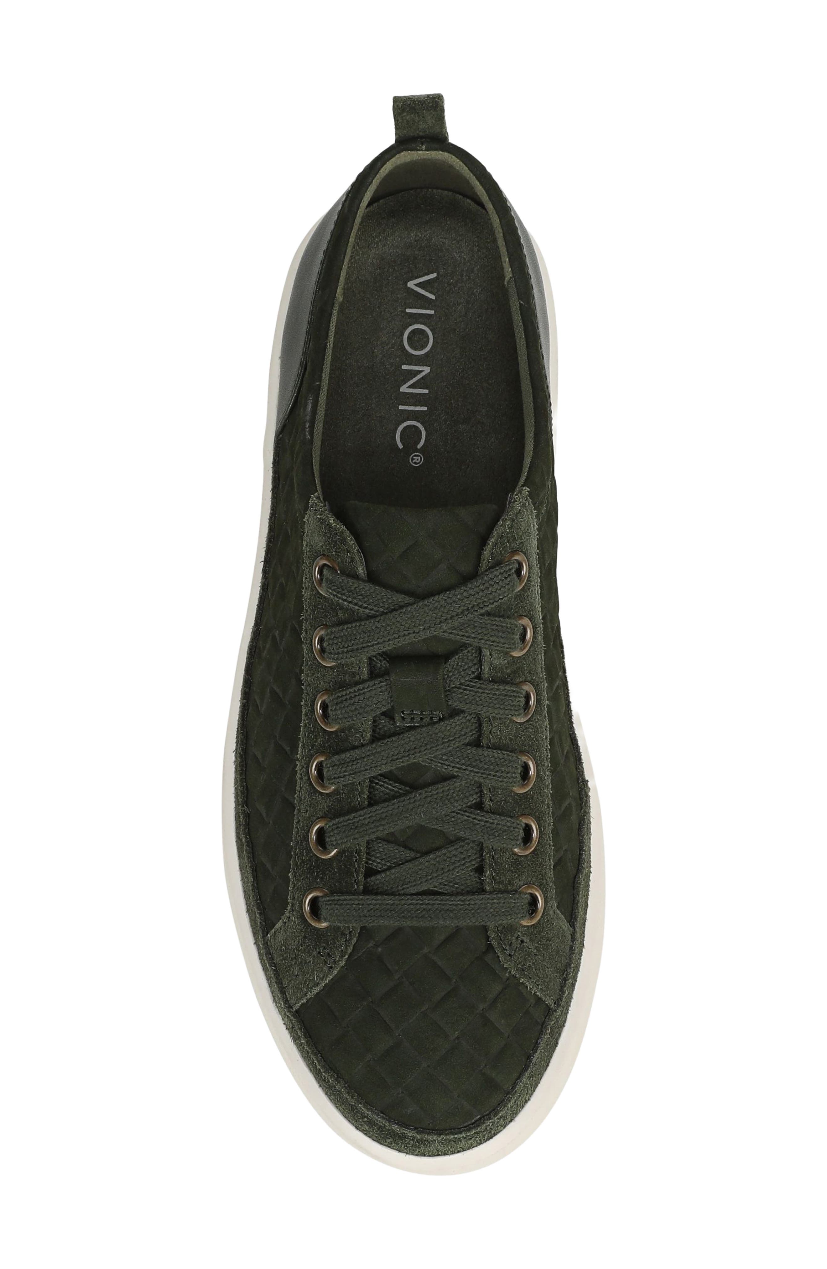 Winny Low Top Sneaker, Alternate, color, OLIVE MOSS LEATHER