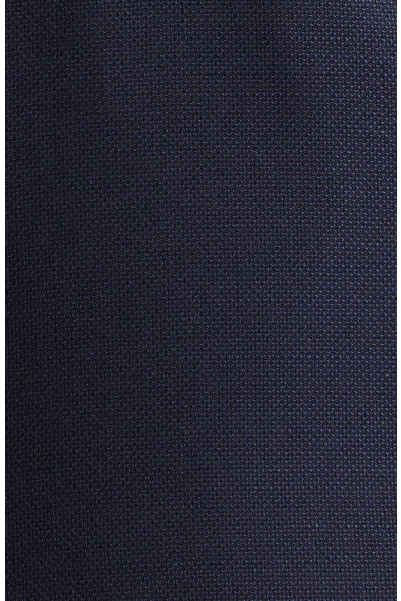 Double Breasted Virgin Wool Hopsack Blazer, Alternate, color, NAVY