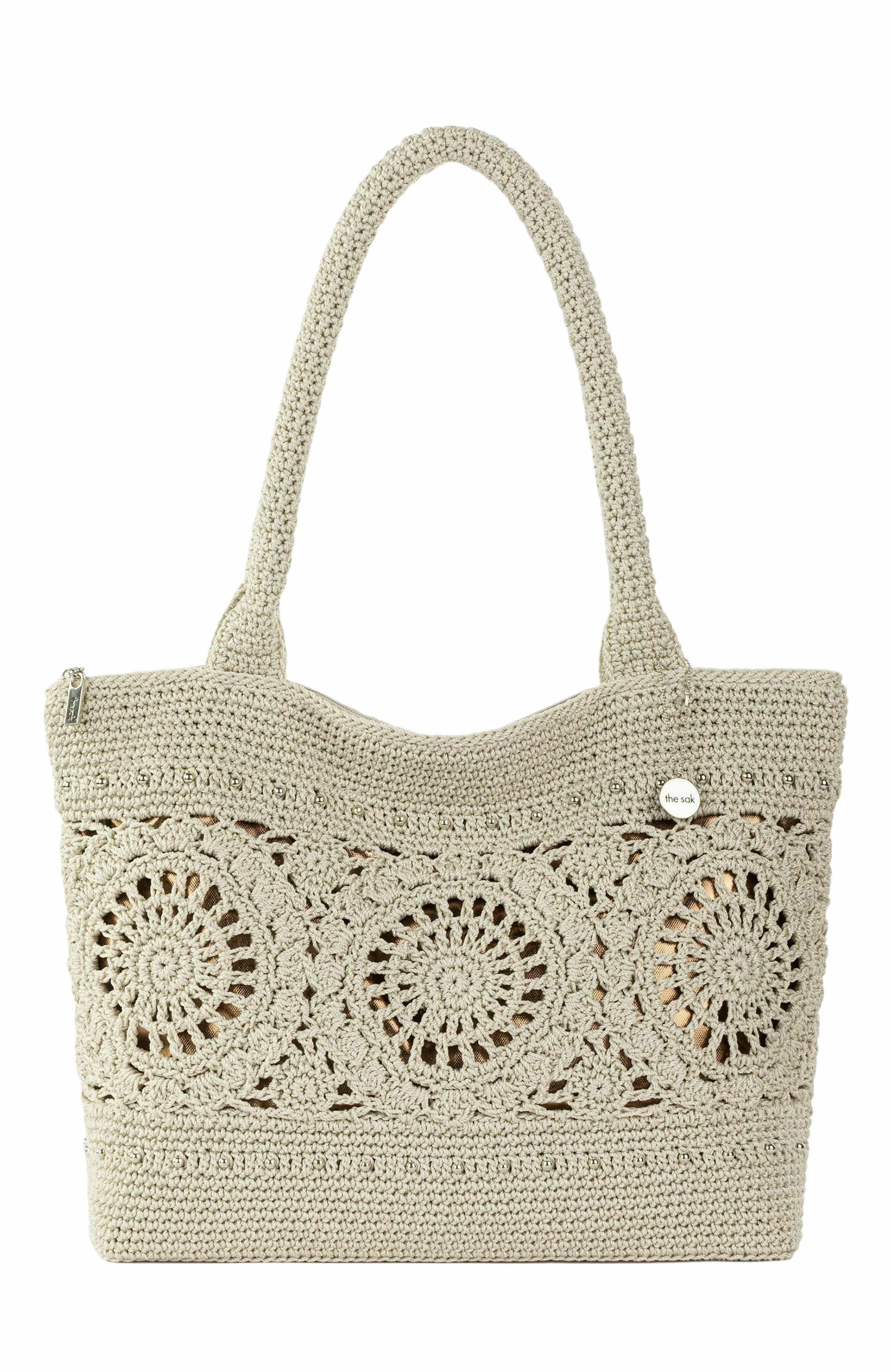 The Sak Crafted Classics Carryall Bag, Main, color, Natural Medallion