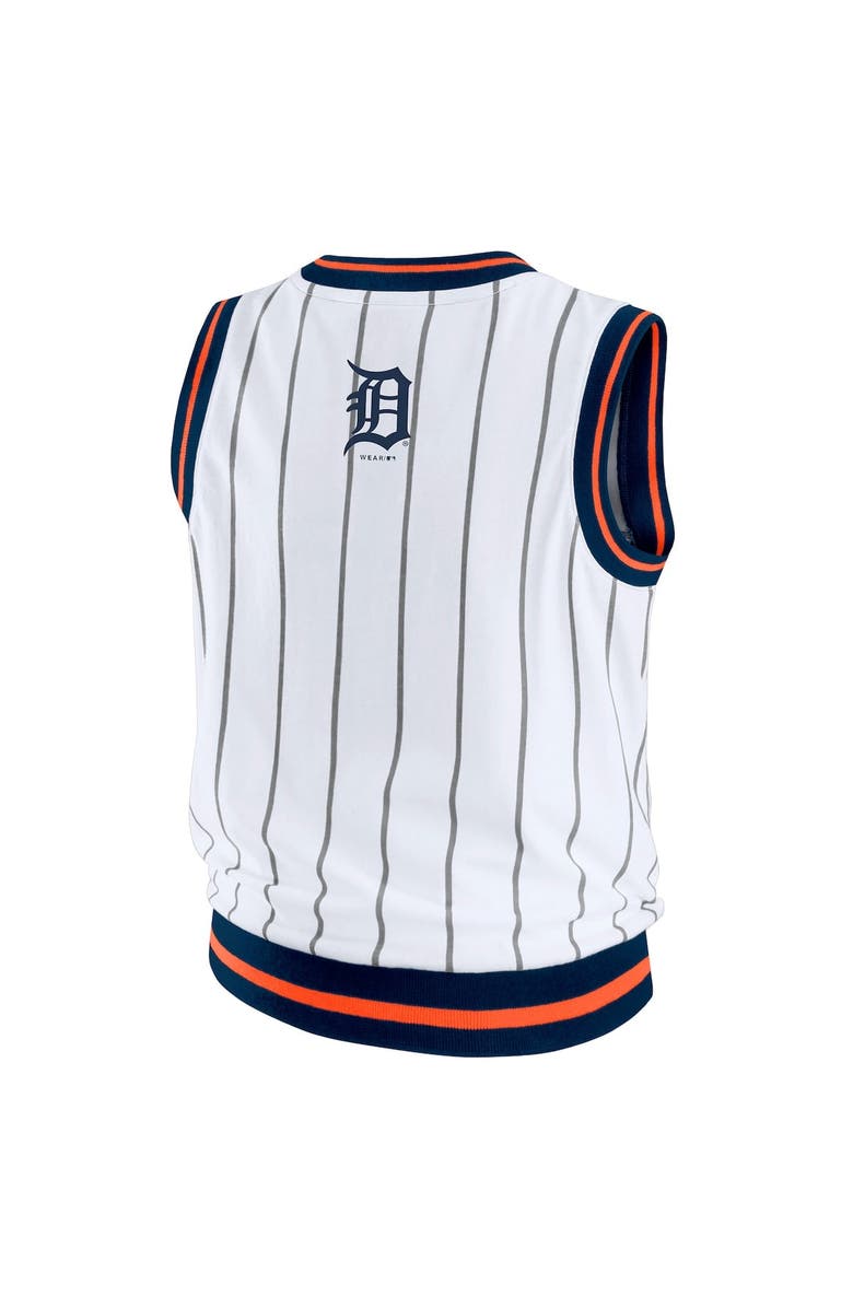 WEAR by Erin Andrews Women's WEAR by Erin Andrews White Detroit Tigers Sporty Tank Top, Alternate, color,