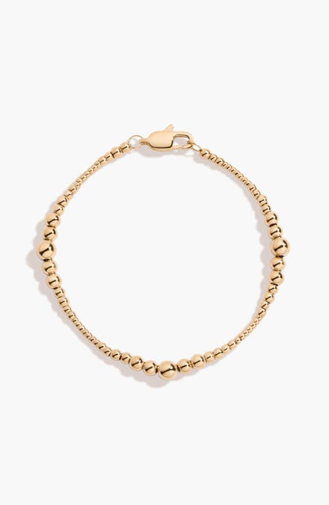 Graduated Ball Chain Bracelet