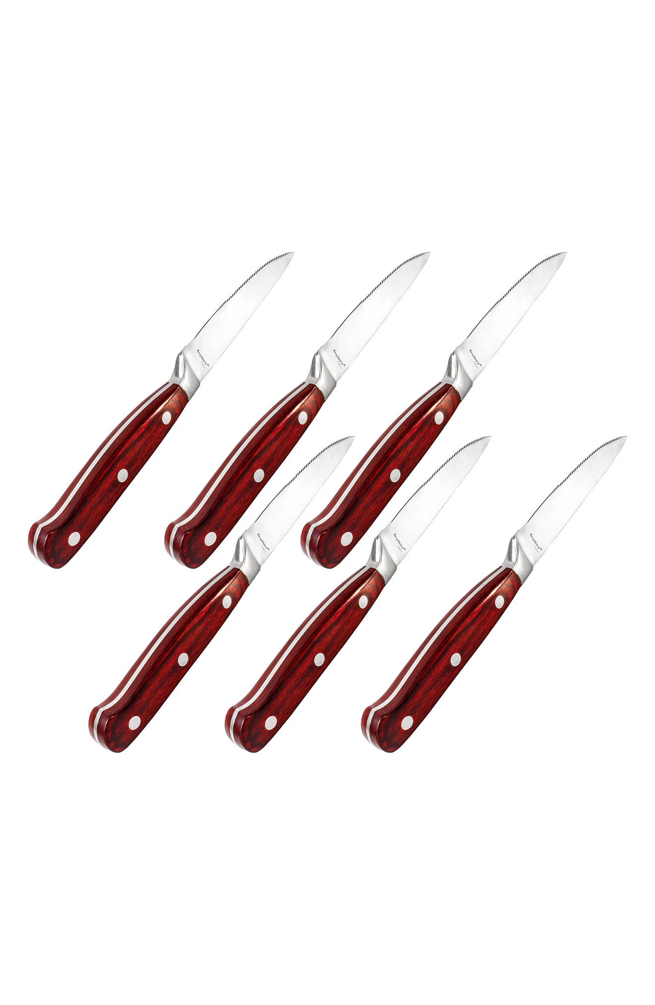 BergHOFF Pakka Wood 6-Piece Steak Knife Set