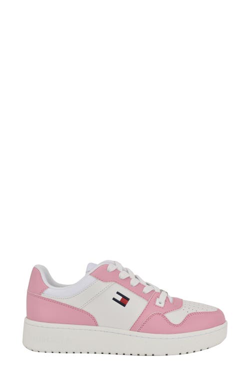 Tommy Hilfiger Twigye Sneaker In White/coco Pink