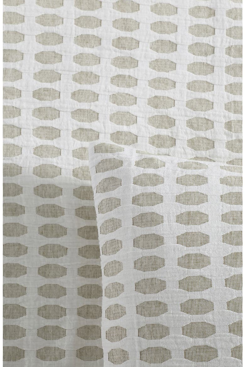 Selena 3-Piece Cotton Comforter Set, Alternate, color, BEIGE/ SAGE