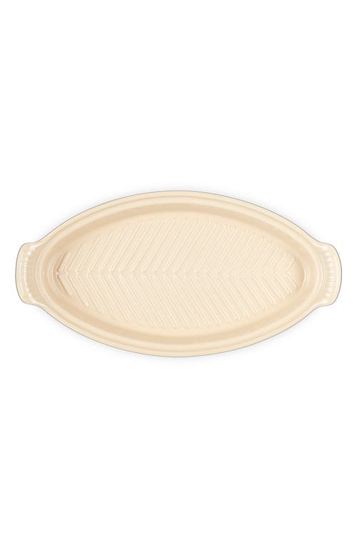 Le Creuset Heritage Covered Stoneware Fish Baker In Gray
