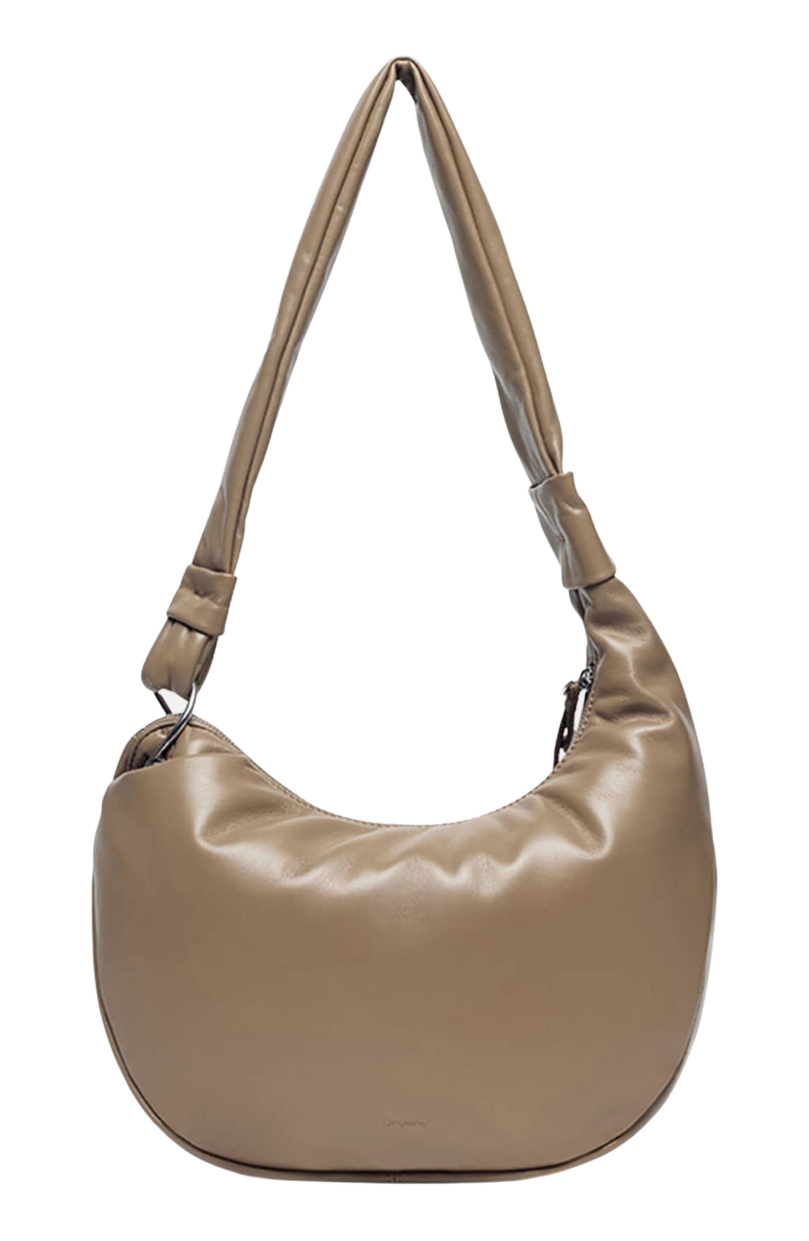 Becca Leather Shoulder Bag, Alternate, color, LIGHT KHAKI