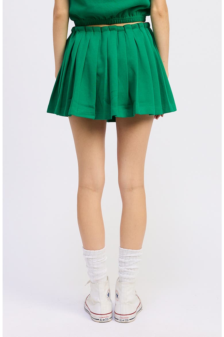Sonnet Miniskirt, Alternate, color, GREEN