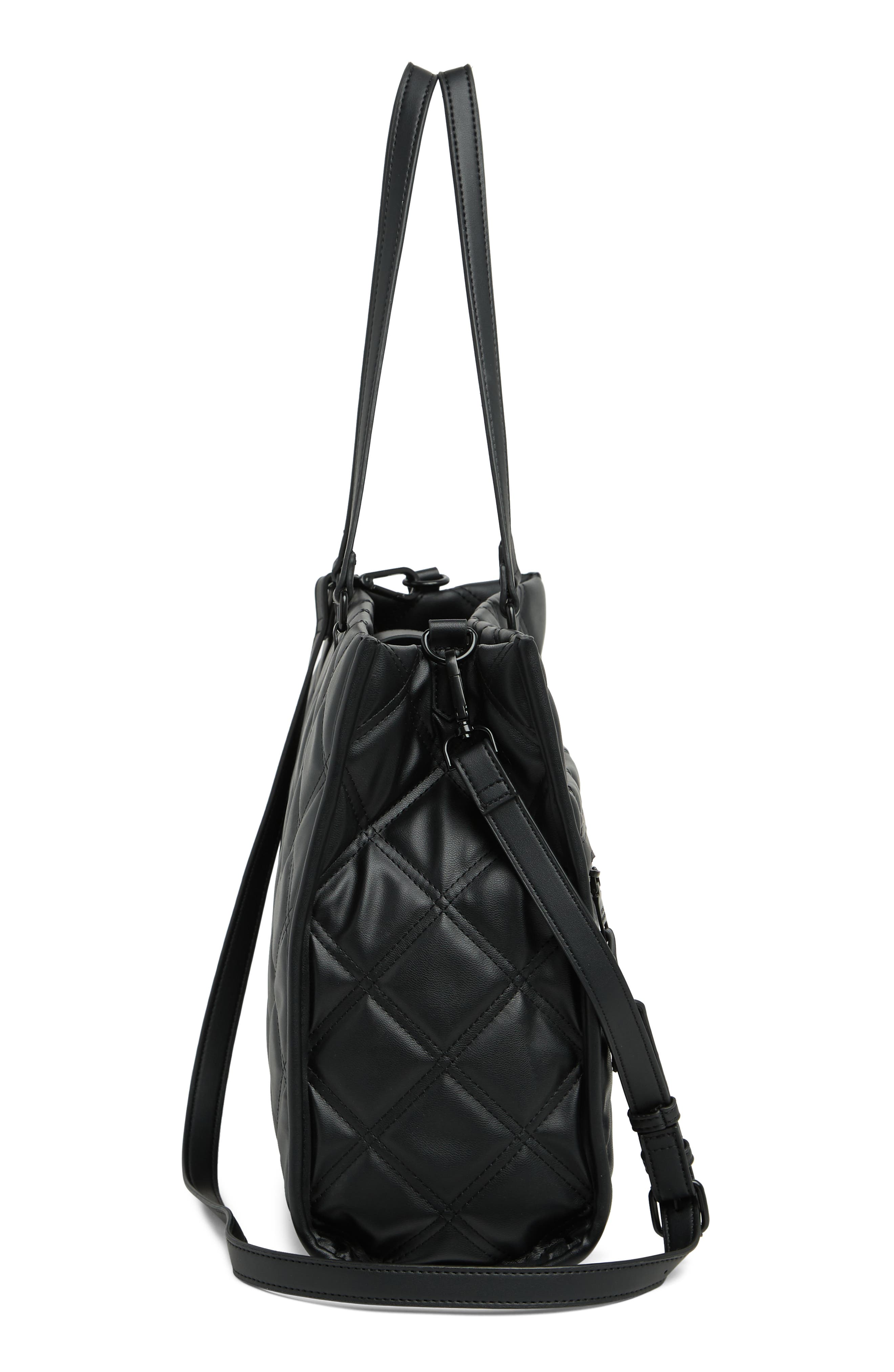 Steve Madden Bbook Boxy Tote Bag & Pouch, Alternate, color, 