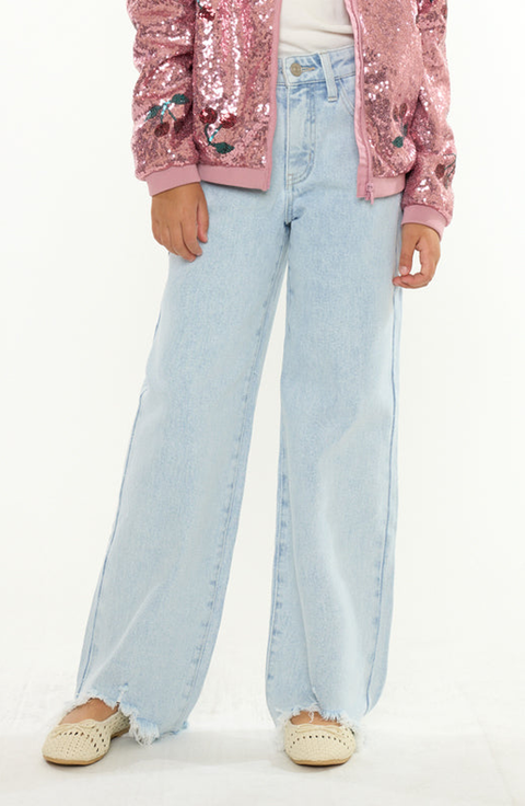 Zendaya High Rise Wide Leg Jeans