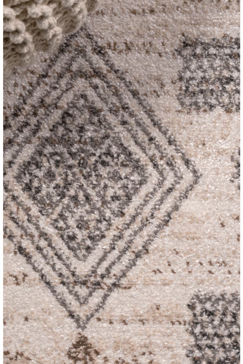 Bhalil Berber Diamond Geometric Area Rug, Alternate, color, Beige/Gray