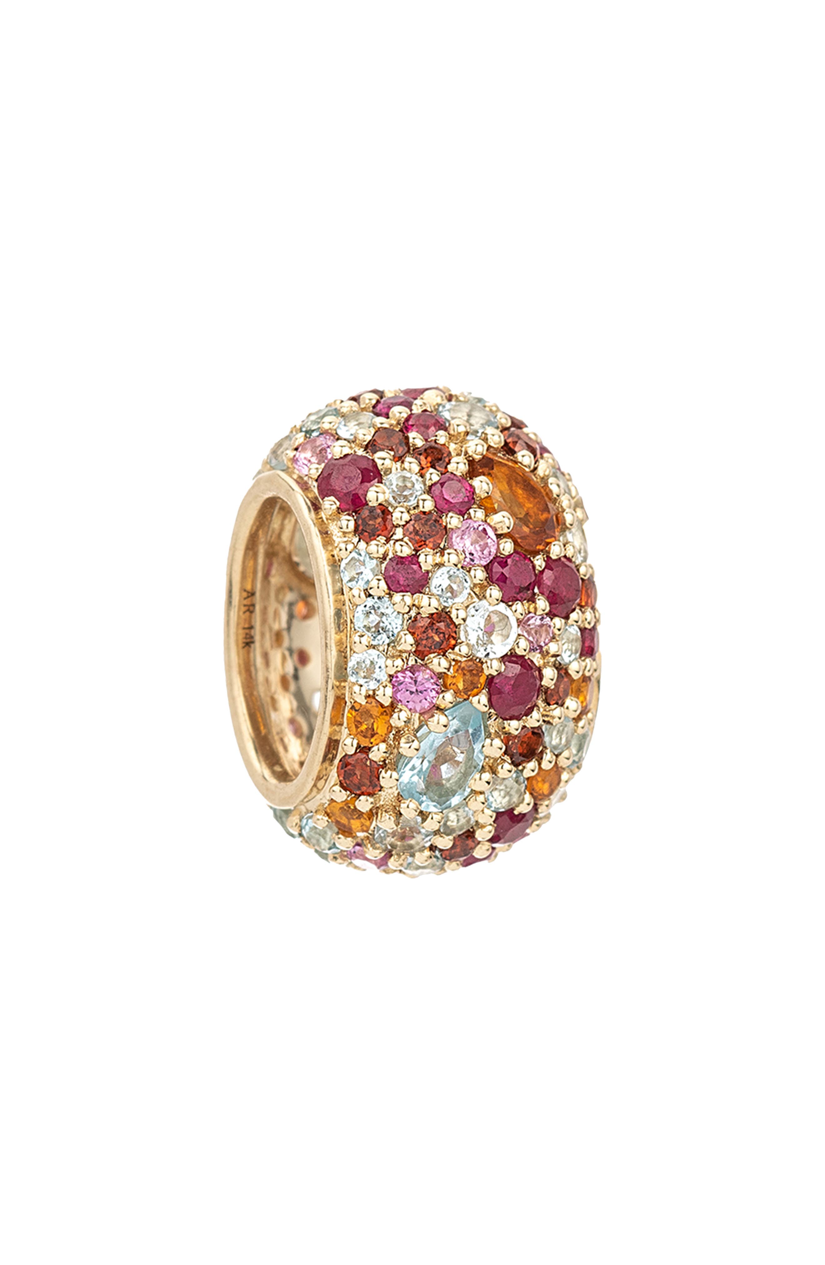 selected MIXED STONE 14K YELLOW GOLD