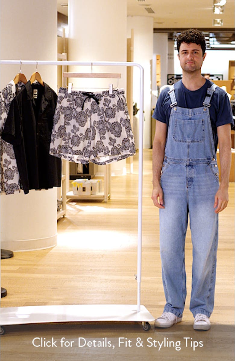 Nathan Floral Drawstring Shorts, sales video thumbnail