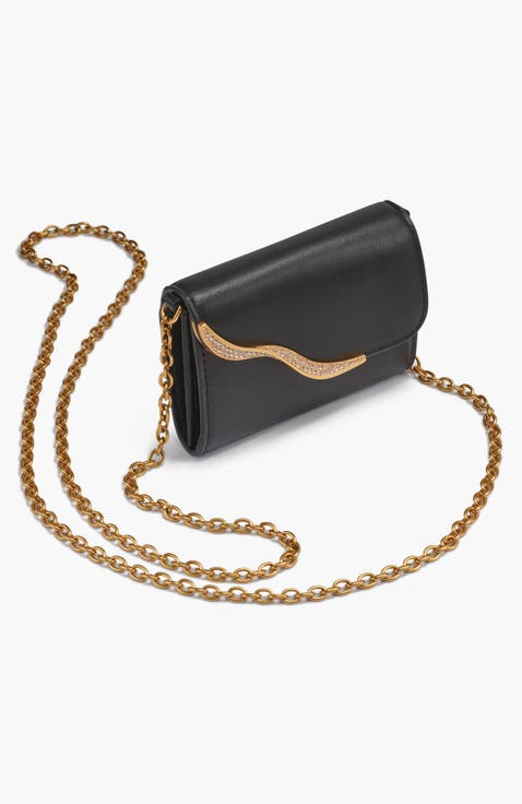 Malverne Pave Wallet On String