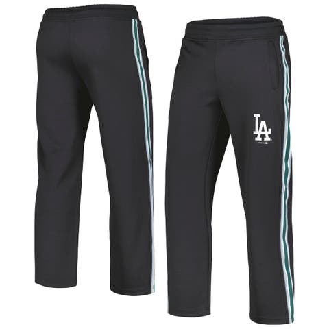 Men's PLEASURES Black Los Angeles Dodgers Ballpark Track Pants