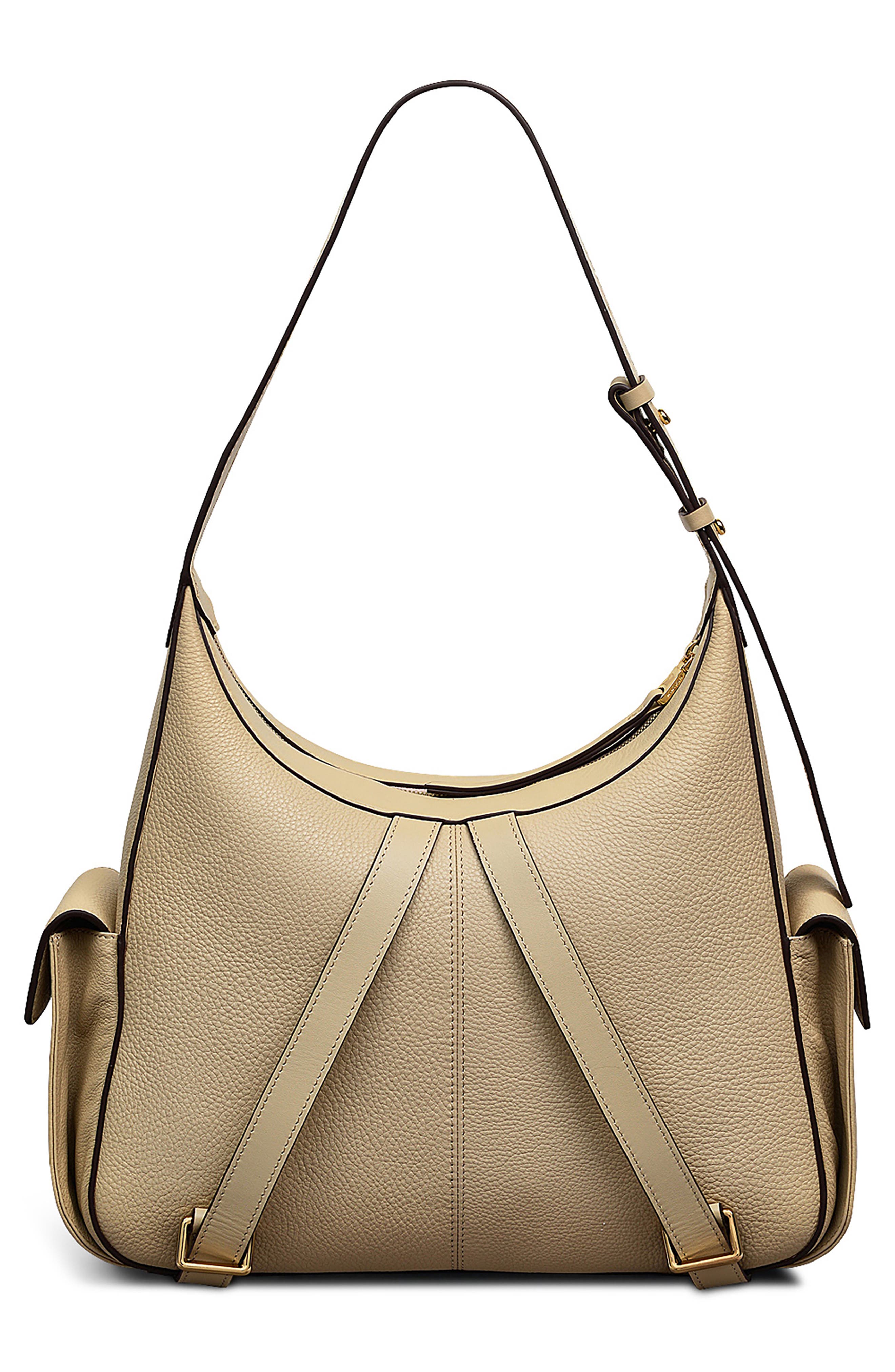 Radley The Small Fitzrovia Leather Backpack, Alternate, color, Stone