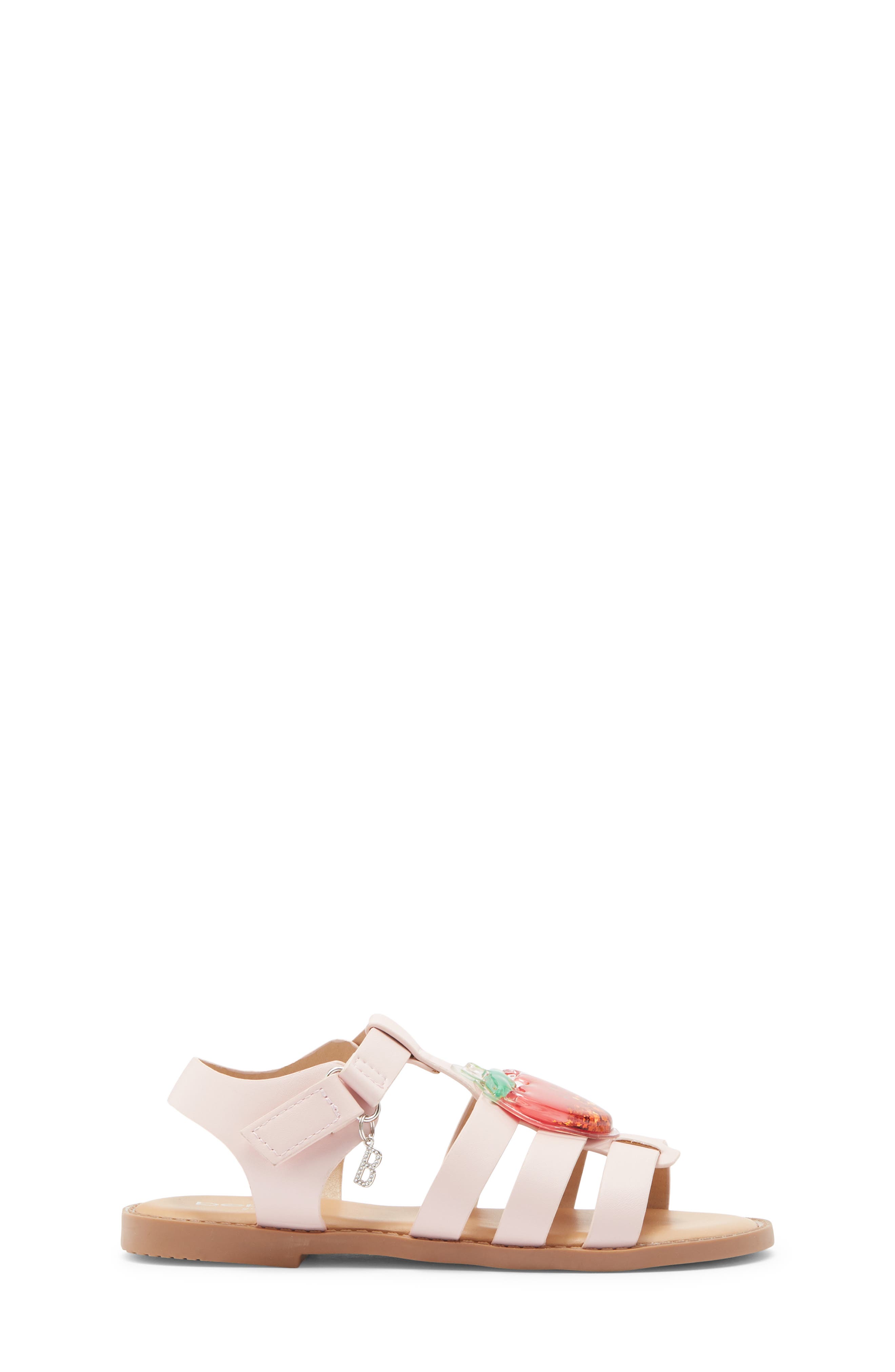 bebe Kids' Strawberry Sandal, Alternate, color, Blush