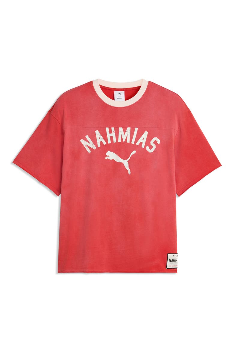 x NAHMIAS Cotton Graphic T-Shirt, Alternate, color, CANDY APPLE