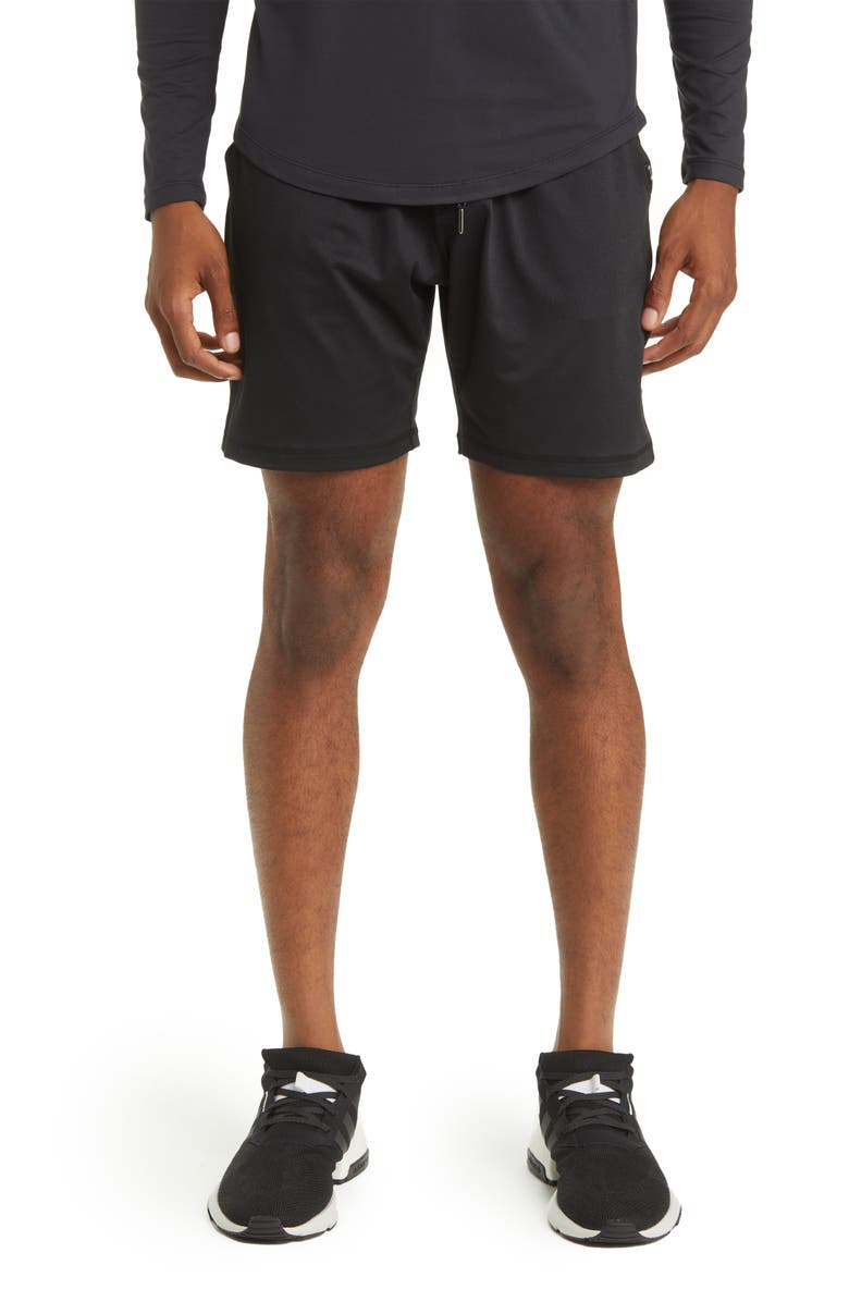 Barbell Apparel Drop Hem Long Sleeve T-Shirt, Main, color, 