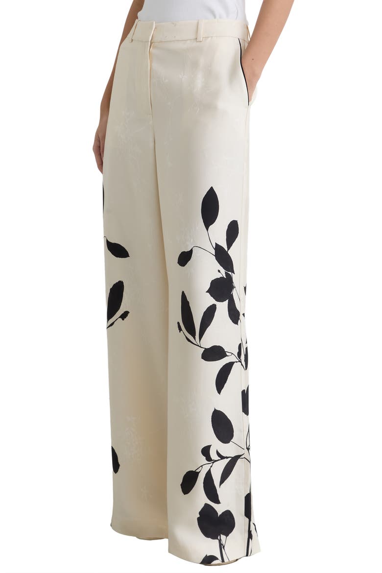 Delilah Wide Leg Pants, Main, color, IVORY/ BLACK