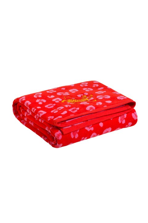 Tabea Embroidered Velvet 100% Cotton Bath Spa Luxury