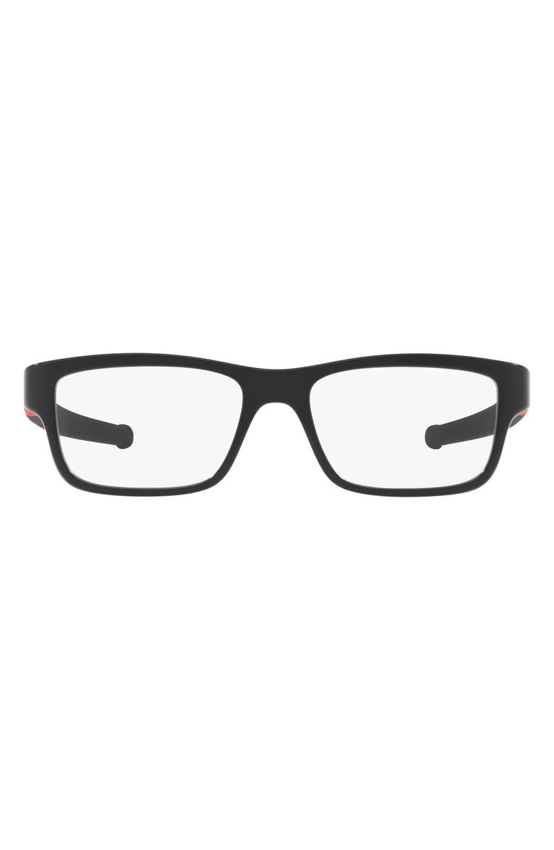 Oakley Kids' Marshal<sup>™</sup> XS 49mm Rectangular Optical Glasses, Main, color, Black