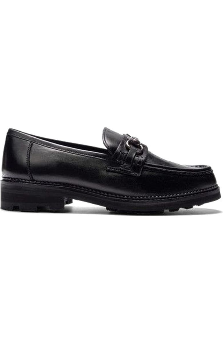 A. Veer Baron Bit Loafer, Main, color, Black Leather