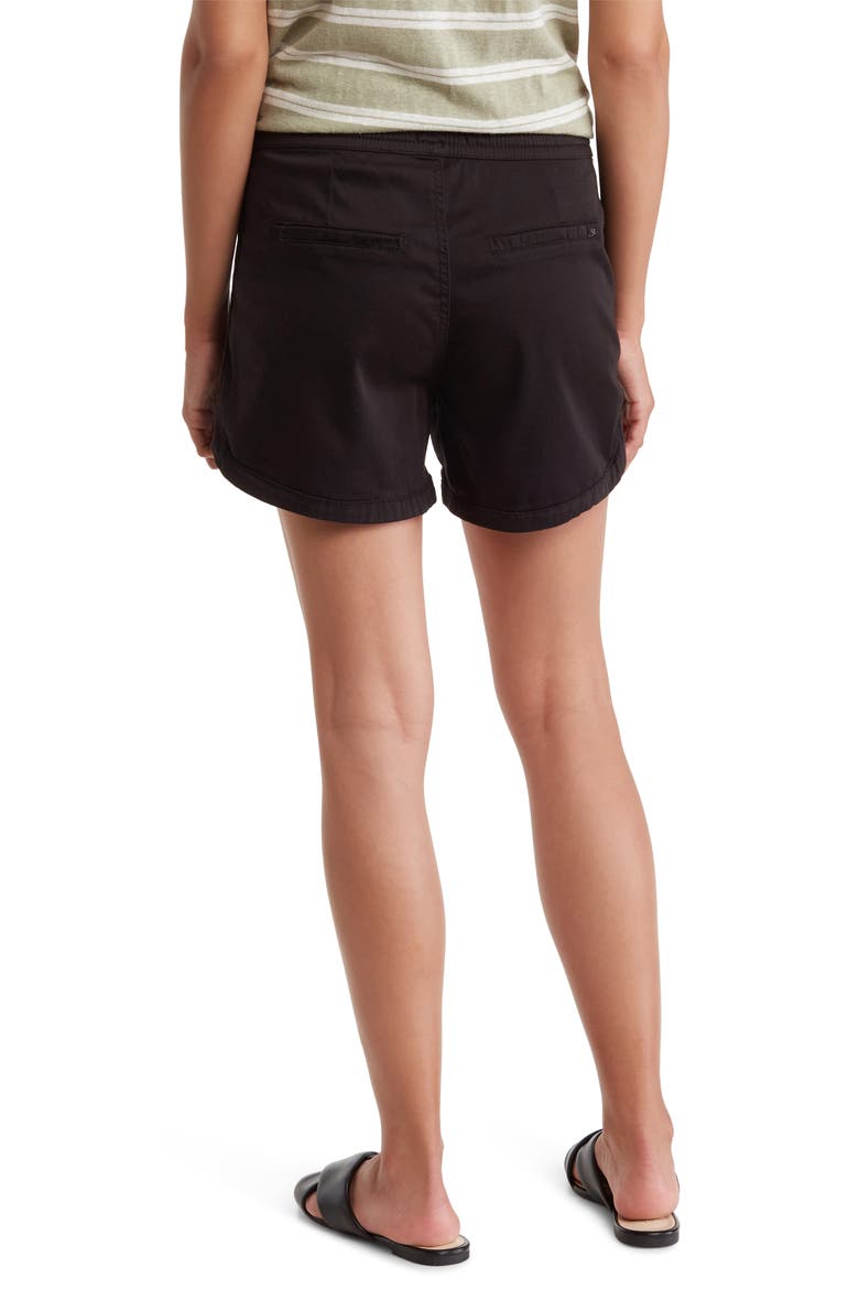 Marsha Knit Shorts, Alternate, color, BLACK