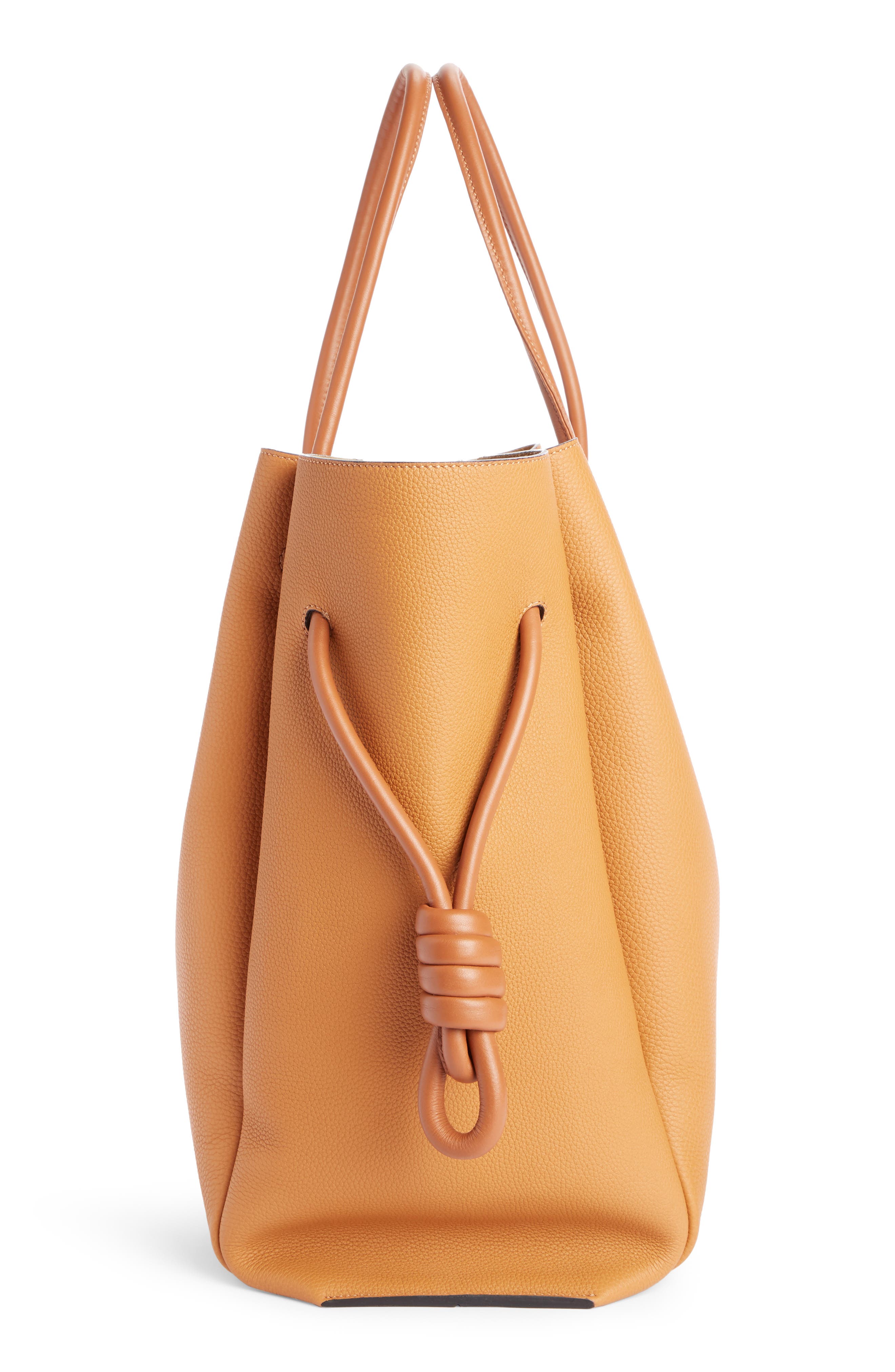 Loewe Flamenco Knot Leather Tote, Alternate, color, 