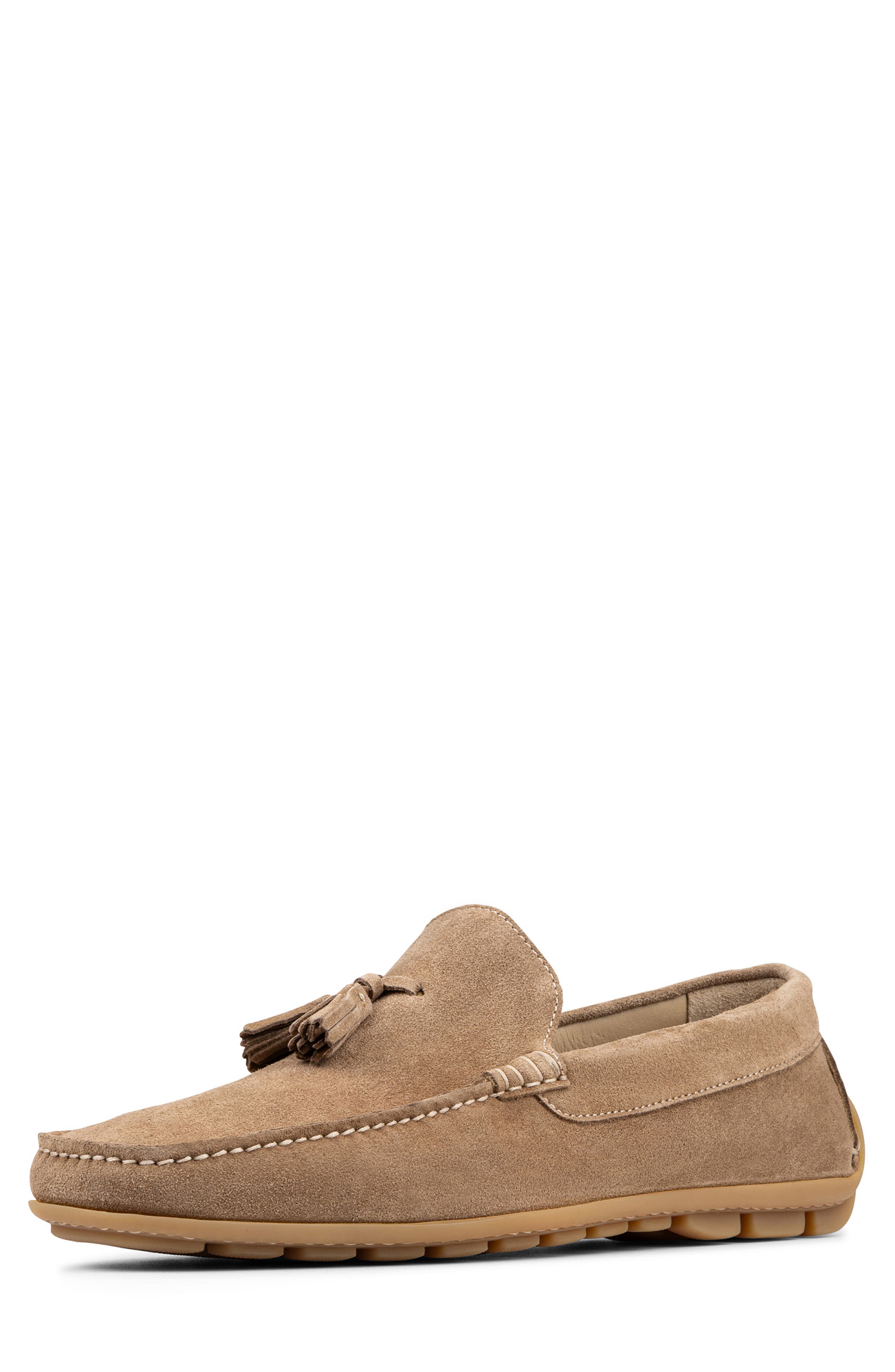 Octavius Tassel Driving Loafer, Alternate, color, SAND