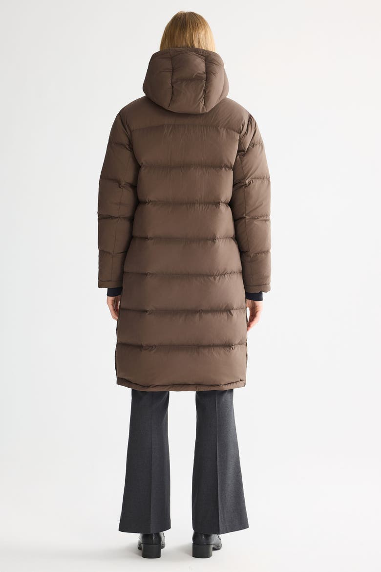 Puff-O® Mid-Length Down Puffer Jacket, Alternate, color, Coffee